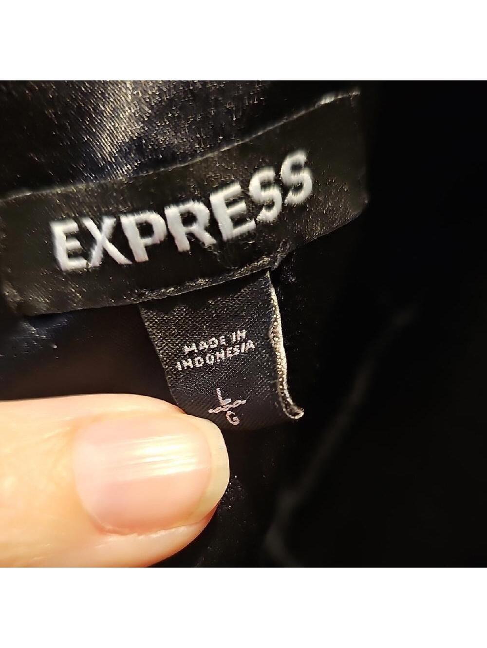 Express Blue Sheath Midi Dress V-Neck Sleeveless Cocktail - Picture 4 of 5